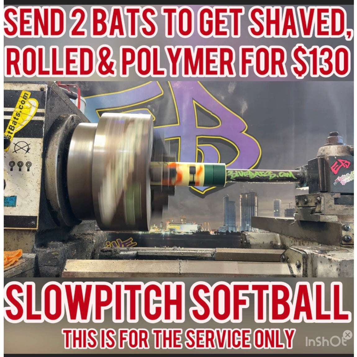 🚨Special🚨2 Bats for $150 Slowpitch Softball Bat Shaving Service