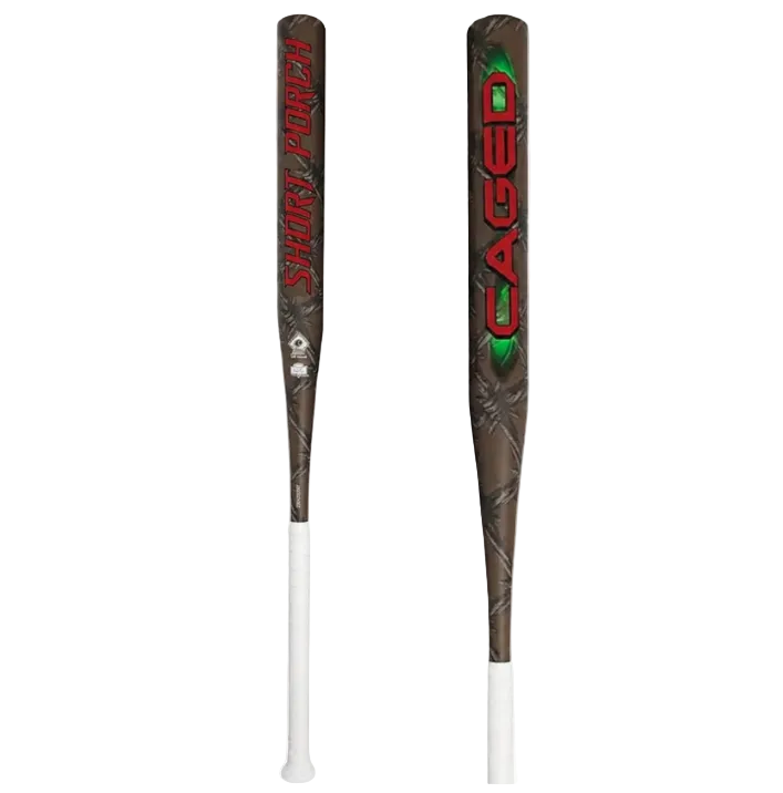 SHORT PORCH DDT CAGED 12.5" 1PC END LOADED SSUSA SENIOR SOFTBALL BAT: SP-Caged