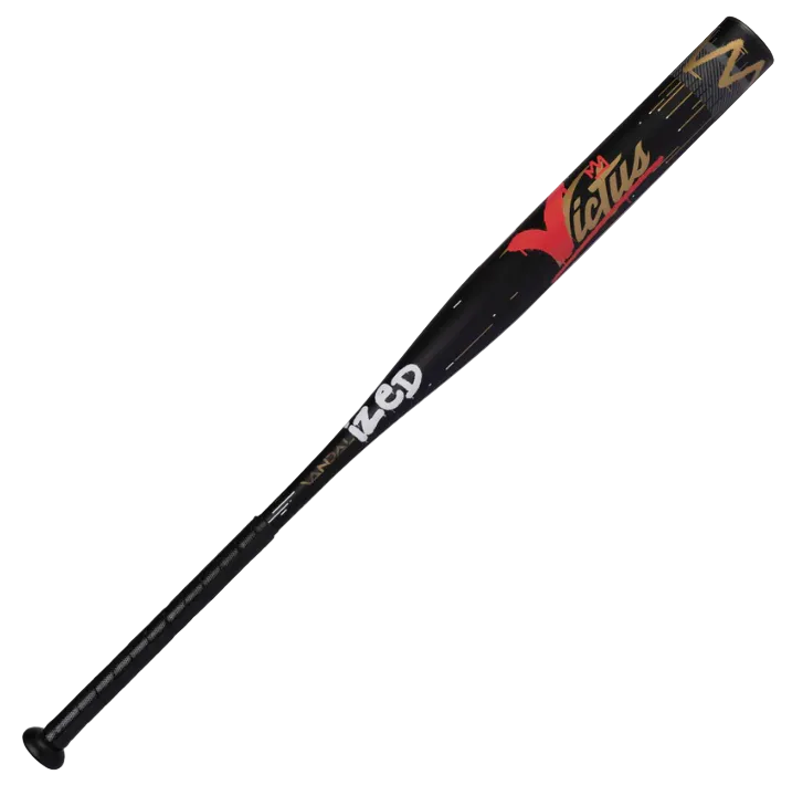 Victus Vandalized Black 1PC Endload 12.25" USSSA Slowpitch Softball Bat: VSPVA1BU