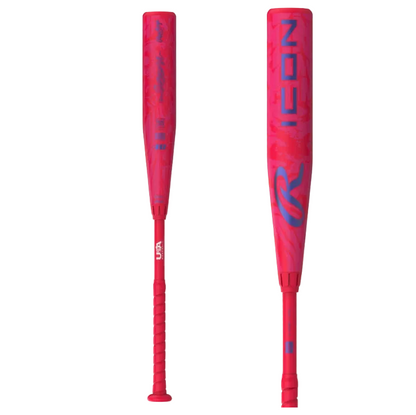🚨PRE ORDER SHIPS 9/17🚨 2027 RAWLINGS ICON 2 5/8" USA -8 BASEBALL BAT: RUS7I8
