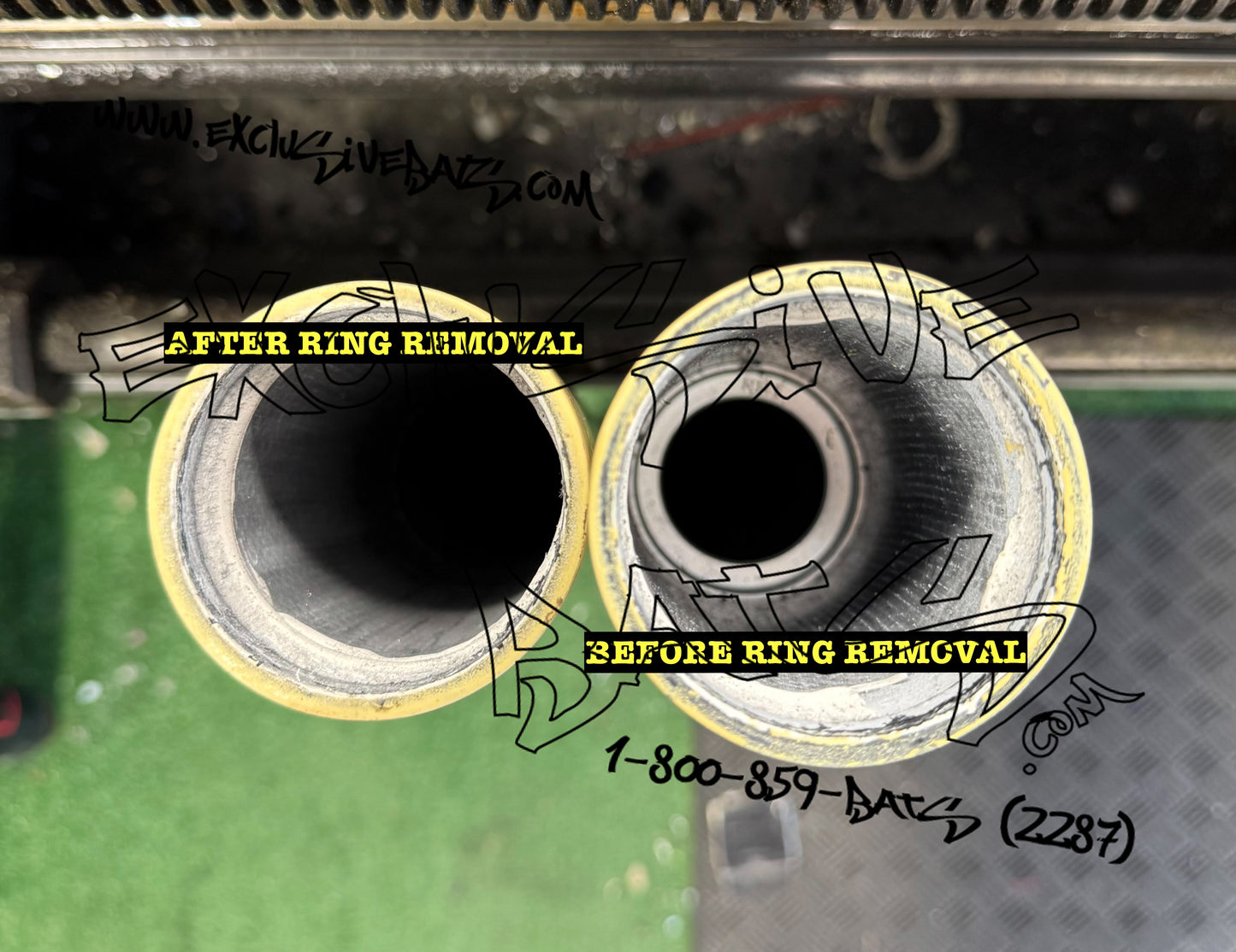 Composite or Aluminum Bat Ring/Puck Removal Service