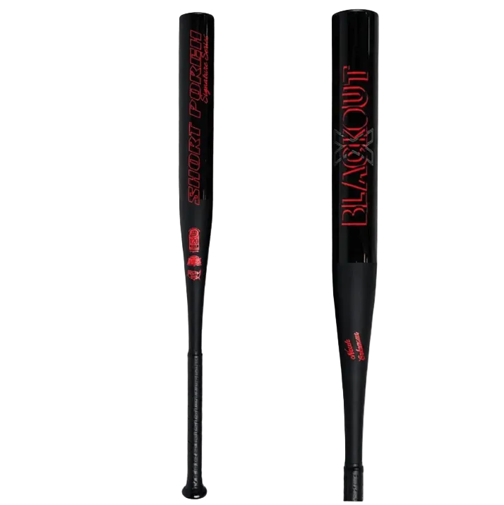 SHORT PORCH BLACKOUT X NOAH COLEMAN 12.75" 1PC END LOADED USSSA SLOWPITCH SOFTBALL BAT: SP-NCOLEMAN