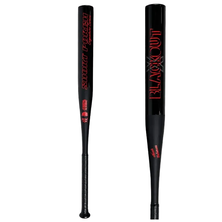 SHORT PORCH BLACKOUT X NOAH COLEMAN 1PC 12.75" END LOADED USSSA SLOWPITCH SOFTBALL BAT: SP-NCOLEMAN