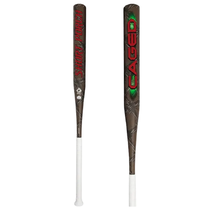 SHORT PORCH DDT CAGED 12.5" 1PC END LOADED SSUSA SENIOR SOFTBALL BAT: SP-Caged