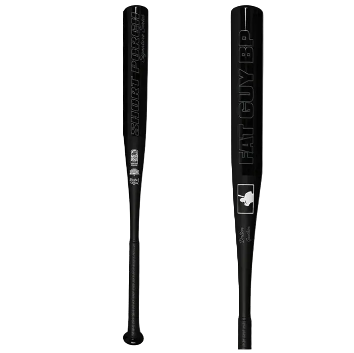 SHORT PORCH FAT GUY BP BLACKOUT 12" 1PC END LOADED USSSA SLOWPITCH SOFTBALL BAT: SP_FATGUY12
