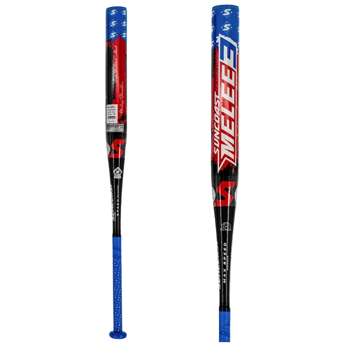 SUNCOAST MELEE3 OG 13" 1PC BALANCED SSUSA SENIOR SLOWPITCH SOFTBALL BAT: SM30GSB