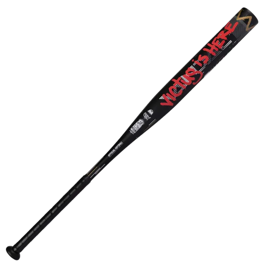 Victus Vandalized Black 1PC Endload 12.25" USSSA Slowpitch Softball Bat: VSPVA1BU