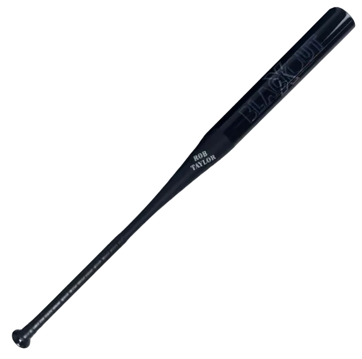 2026 SHORT PORCH ROB TAYLOR BLACKOUT X 12" 1PC ENDLOAD USSSA SLOWPITCH SOFTBALL BAT: ROBBLACKX