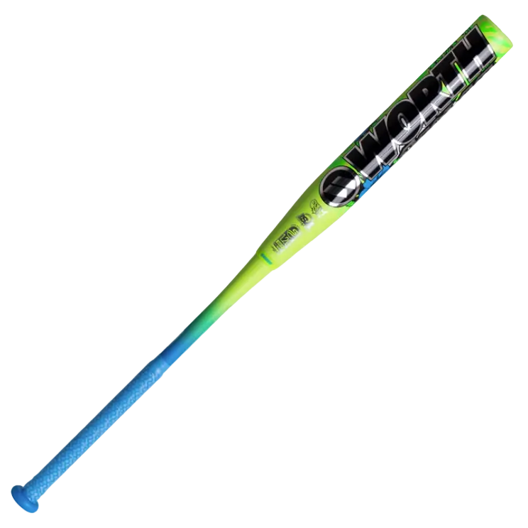 2026 WORTH BEDLAM JOSH RILEY 12.5" 2PC END LOAD USSSA SLOWPITCH SOFTBALL BAT: WSU6JRBEDL