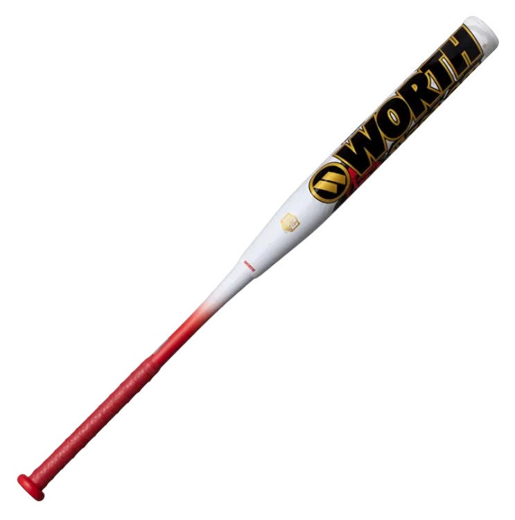 2026 WORTH BEDLAM JOSH RILEY 13.5" 2PC END LOADED USA SLOWPITCH SOFTBALL BAT: WSA6JRBEDL