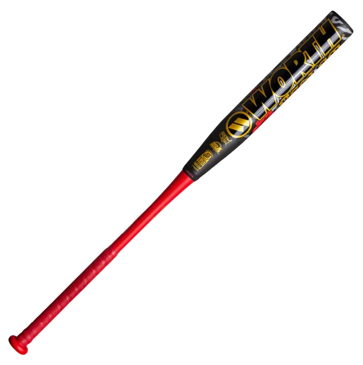 2026 WORTH BEDLAM JOSH RILEY XXL 12" 2PC END LOAD USSSA SLOWPITCH SOFTBALL BAT: WSU6JRB12X