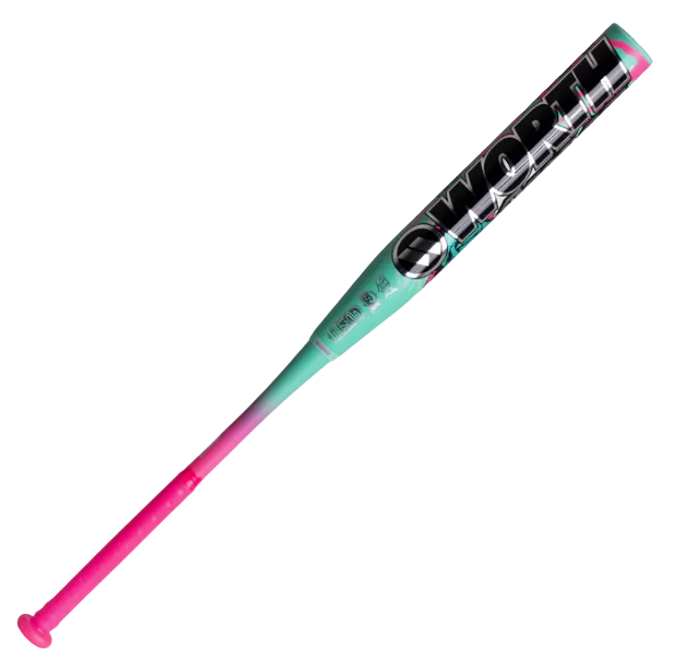 2026 WORTH BEDLAM JOSH RILEY 13.5" 2PC BALANCED USSSA SLOWPITCH SOFTBALL BAT: WSU6JRBEDB