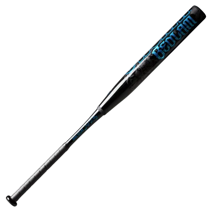 2026 WORTH BEDLAM BLACK 13.5" 2PC XL USA/ASA SLOWPITCH SOFTBALL BAT: WSA6BDBKL