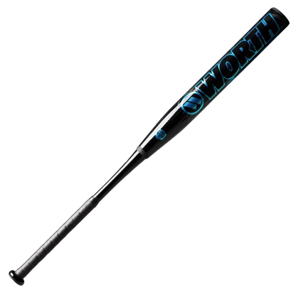 2026 WORTH BEDLAM BLACK 13.5" 2PC XL USA/ASA SLOWPITCH SOFTBALL BAT: WSA6BDBKL