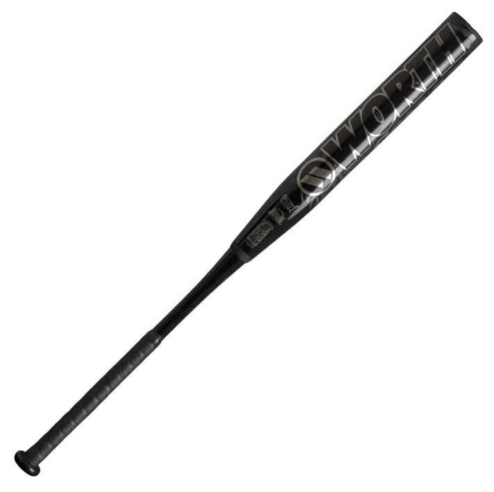2026 WORTH BEDLAM BLACK 13.5" 2PC XL USSSA SLOWPITCH SOFTBALL BAT: WSU6BDBKL