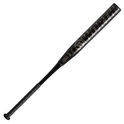 2026 WORTH BEDLAM BLACK 13.5" 2PC XL USSSA SLOWPITCH SOFTBALL BAT: WSU6BDBKL