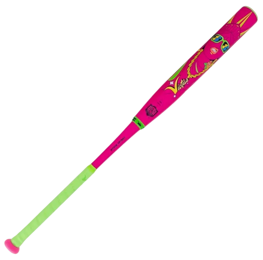 2026 VICTUS BEACON NEON PINK YA-YA LOAD 12.25" 2PC USA/ASA SLOWPITCH SOFTBALL BAT: VSPBNP2YASIS