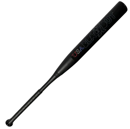 2026 SHORT PORCH USA BLACKOUT X 13" 2PC END LOADED USA SLOWPITCH SOFTBALL BAT: SPUSABKOUT