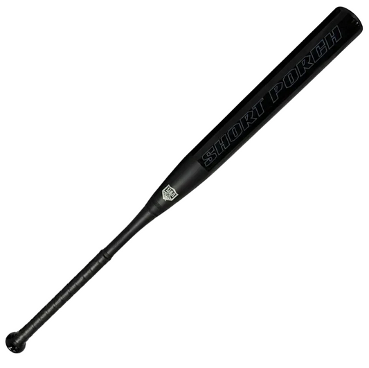 2026 SHORT PORCH USA BLACKOUT X 13" 2PC END LOADED USA SLOWPITCH SOFTBALL BAT: SPUSABKOUT