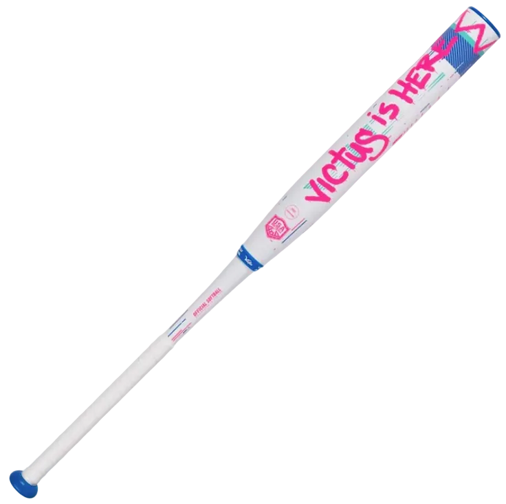 2026 VICTUS VANDALIZED WHITE 12.75" 2PC YA-YA LOAD USA/ASA SLOWPITCH SOFTBALL BAT: VSPVD22YA