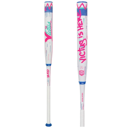 2026 VICTUS VANDALIZED WHITE 12.75" 2PC YA-YA LOAD USA/ASA SLOWPITCH SOFTBALL BAT: VSPVD22YA